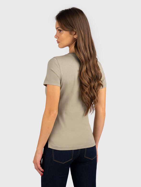 Cotton T-shirt with logo print - 2