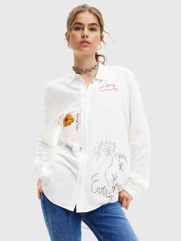 SWEET HAMBURGO shirt with contrasting print - 1