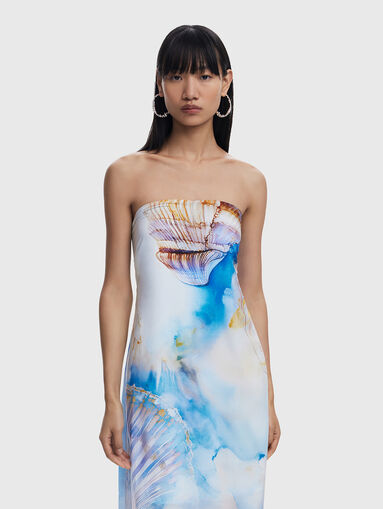 Bandeau midi dress - 3