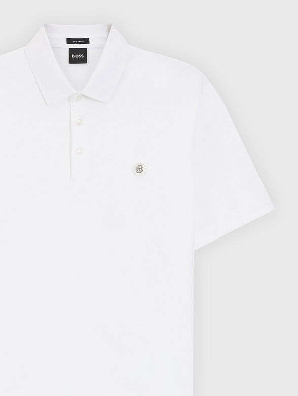 Short sleeved cotton polo shirt - 2
