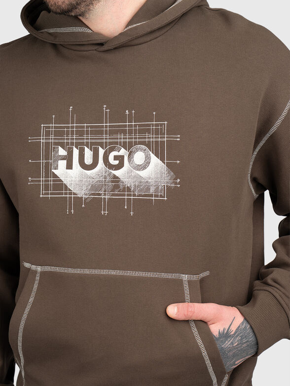 NOTHALIUM sweatshirt with contrast stitching - 4