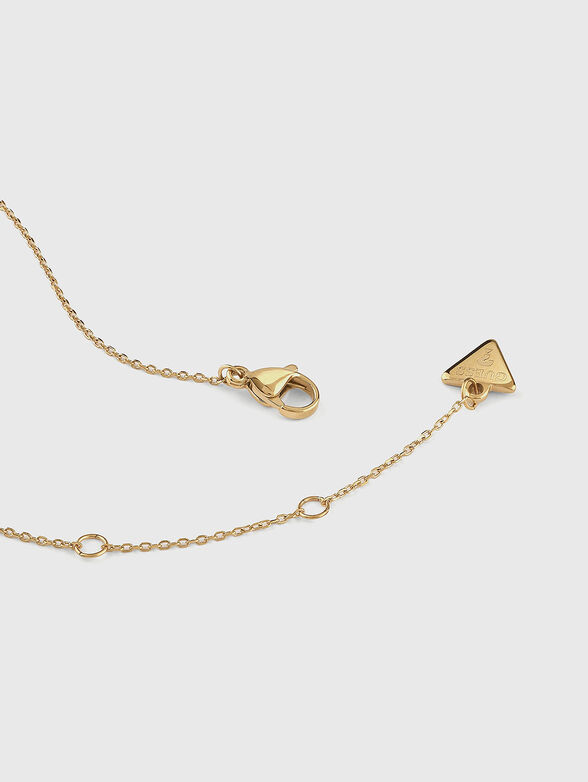 Necklace with rhinestones - 4