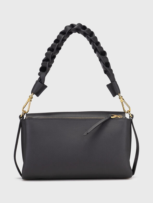 Leather bag with accent handle - 3