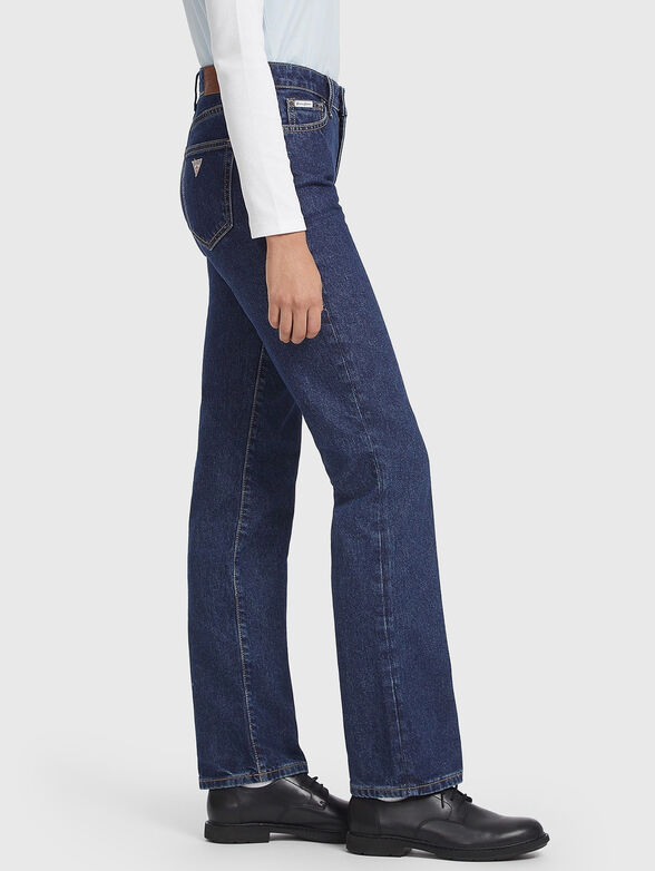 Straight jeans with a mid-rise waist - 5