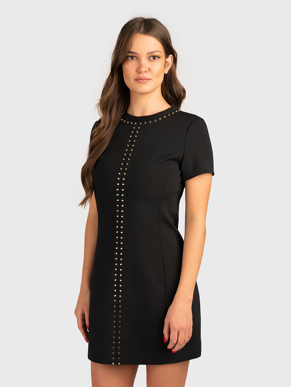 Short sleeved mini dress - 1