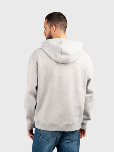 Sweatshirt with contrast print and logo - 4