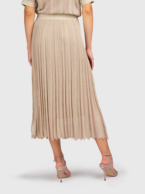 Pleated skirt with lurex threads - 2