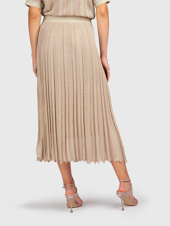 Pleated skirt with lurex threads - 2