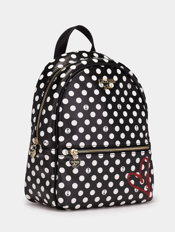Backpack with polka-dot print - 3