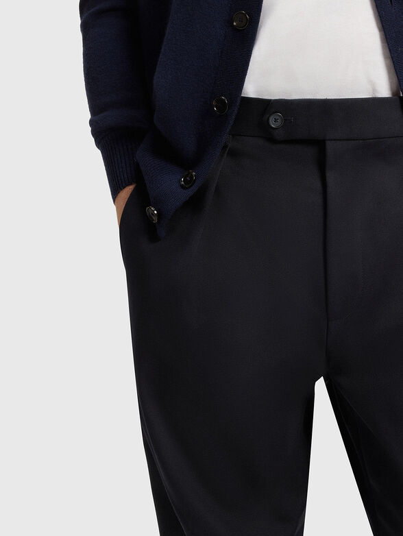 BECKHAM x BOSS cotton trousers with pockets - 3