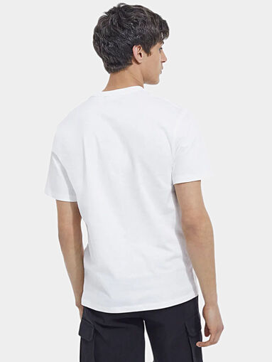 Blue T-shirt with embroidery - 3