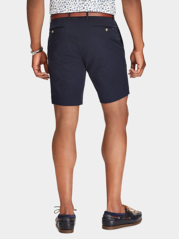 Elegant shorts in blue color - 1
