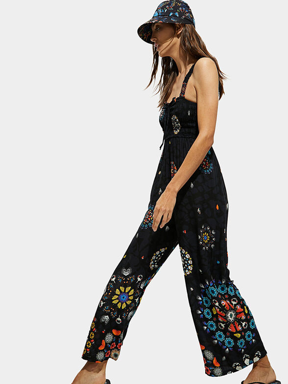 BOLONIA Jumpsuit with contrasting print - 3
