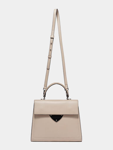 B14 Leather bag in beige color - 4