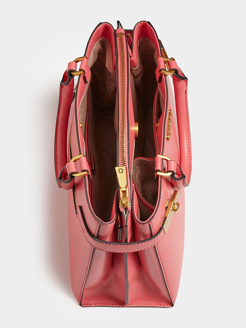 ZADIE satchel bag with logo charm - 3