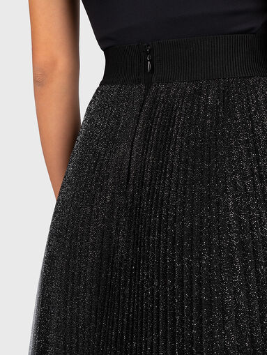 Skirt with lurex threads - 4