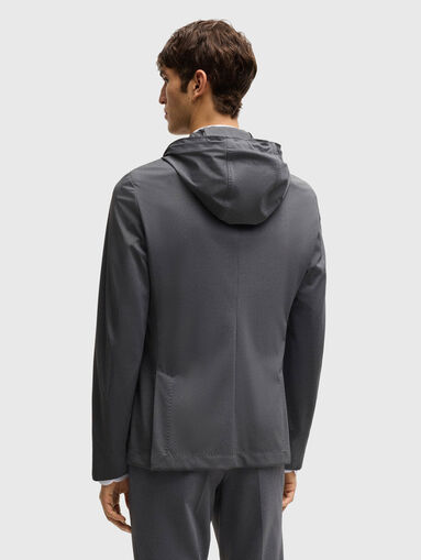 Blazer with removable hood - 3