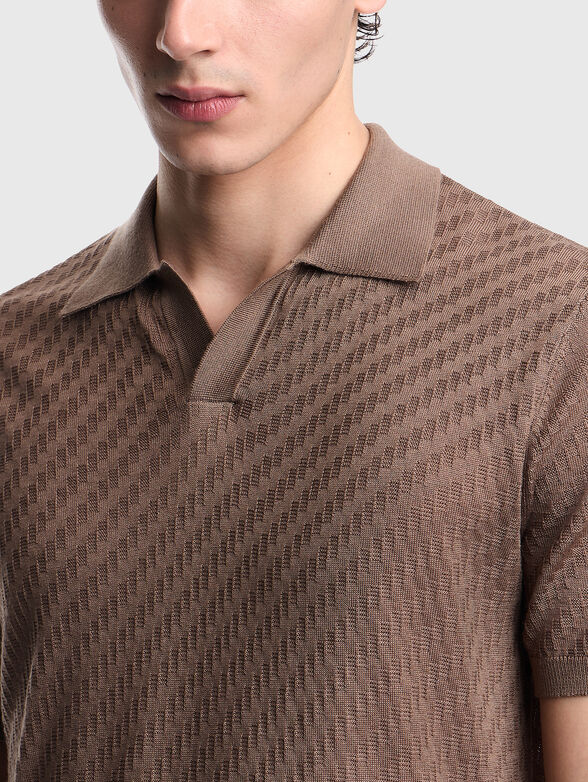 Brown polo-shirt - 4