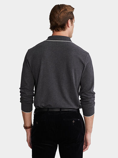 Polo-shirt with long sleeve - 2