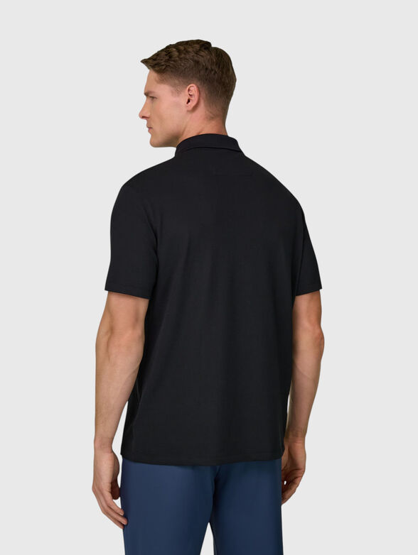 Short sleeved polo shirt with zip - 3