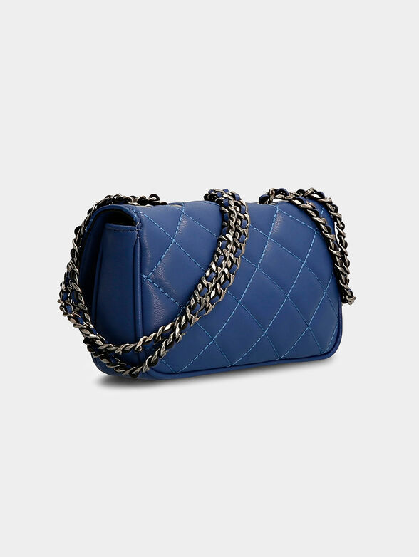 CESSILY blue bag with metal logo - 3