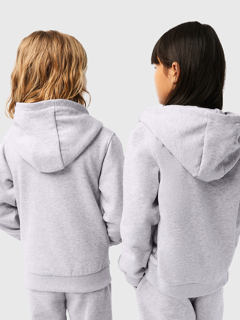 Unisex hooded sweatshirt with zip - 3