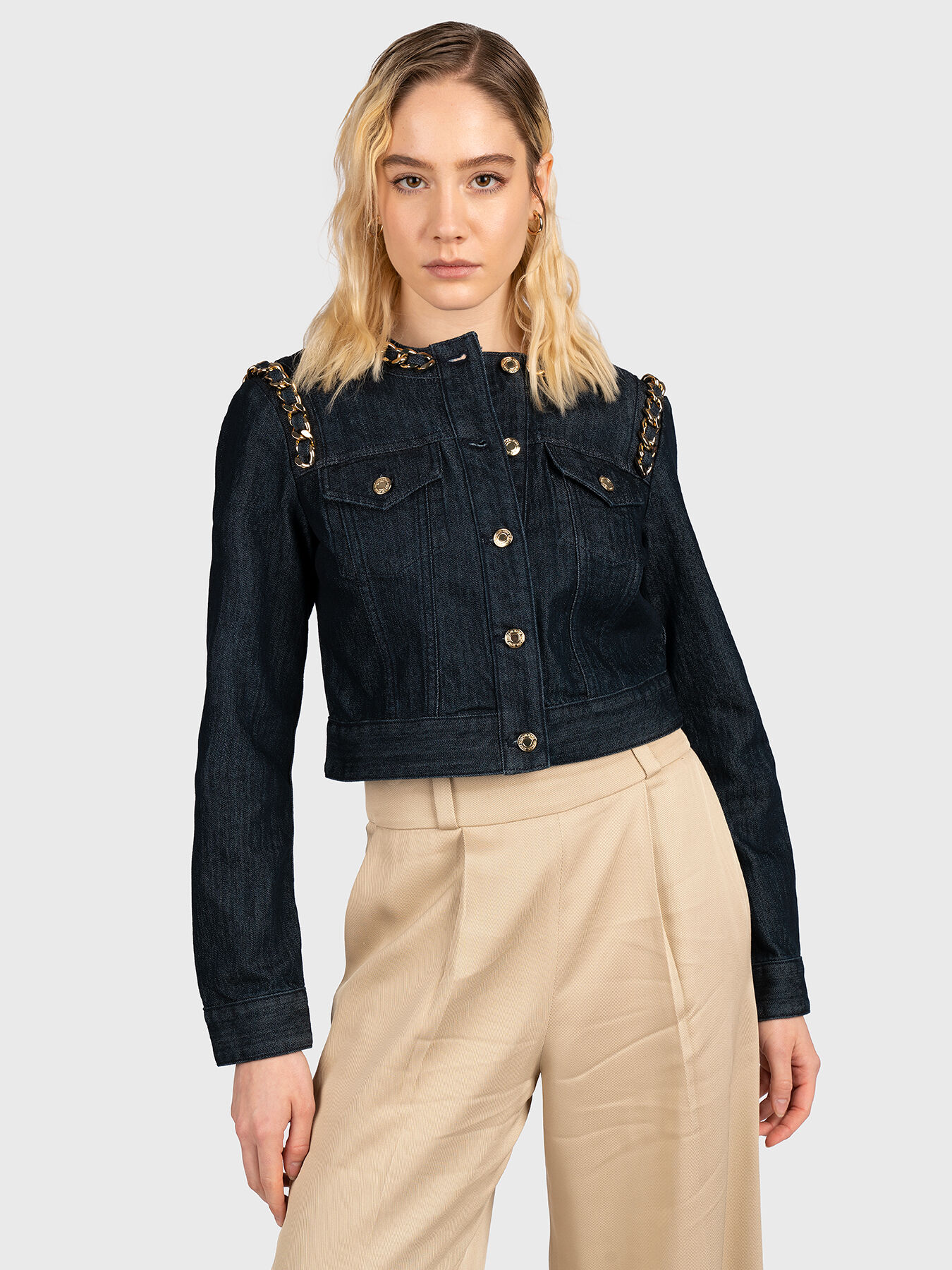 Mk sales denim jacket