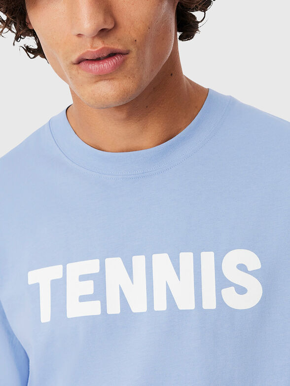 Light blue cotton T-shirt - 4