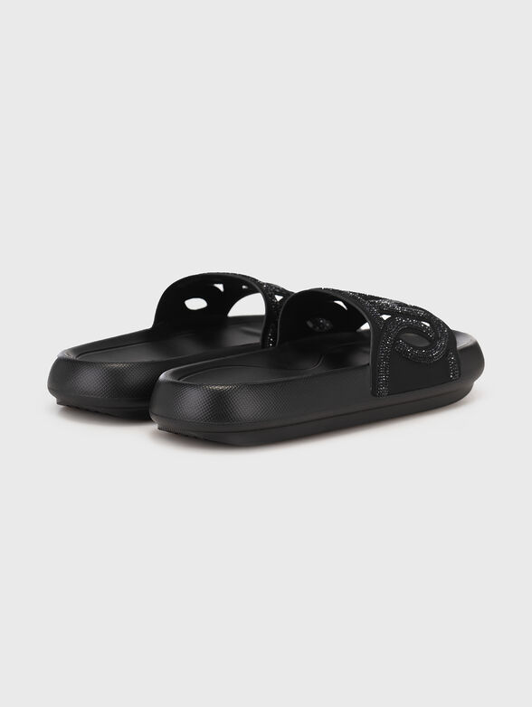 SPLASH rhinestones beach slippers - 3