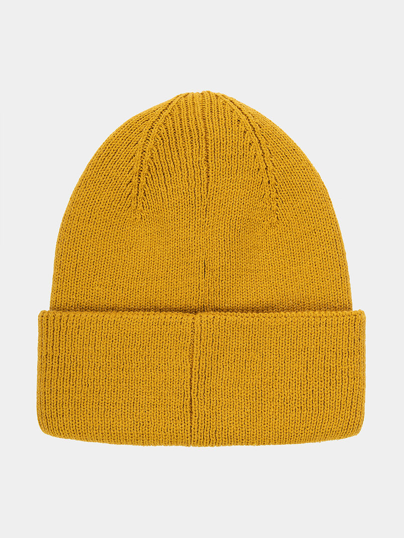 Unisex hat in black with logo patch - 3