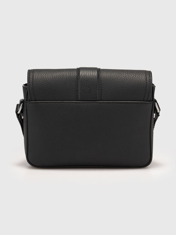 Leather crossbody bag with logo detail - 3