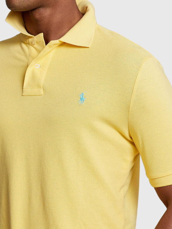 Polo shirt in yellow colour - 4