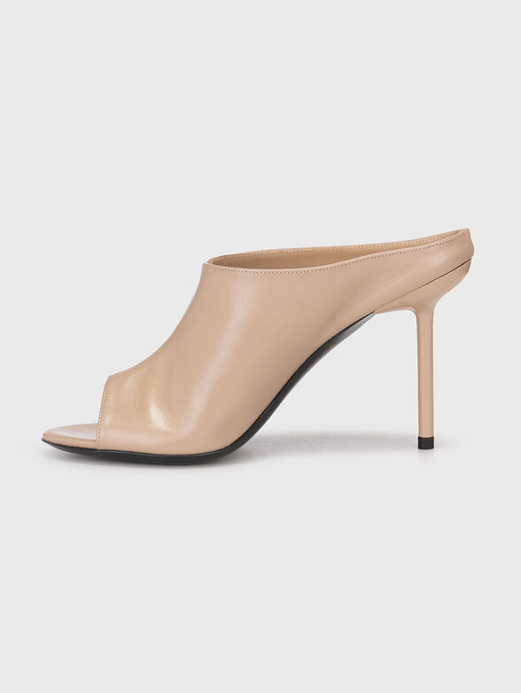 MARLENE leather heeled sandals - 4