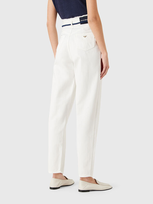 White cotton trousers  - 2