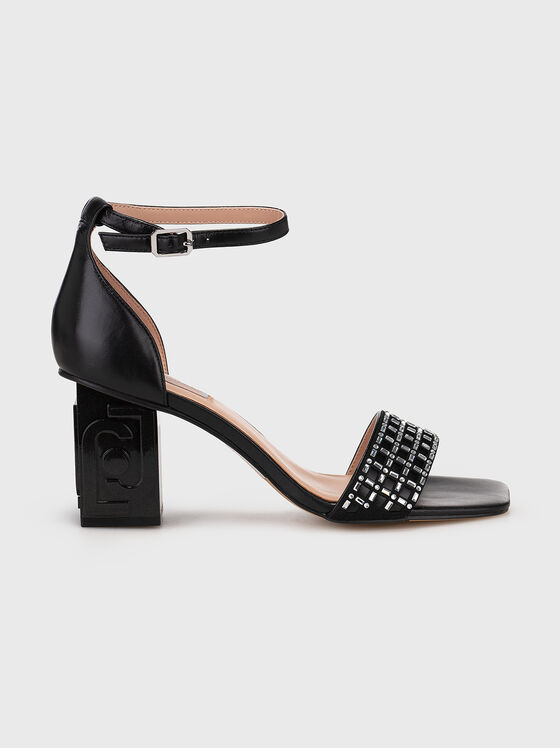 VIOLET black heeled sandals - 1