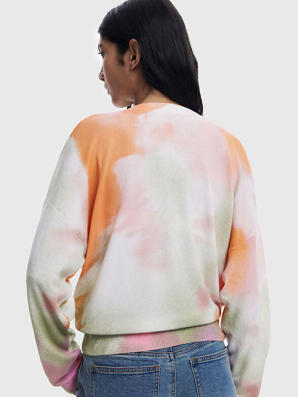 Cardigan with abstract print - 3