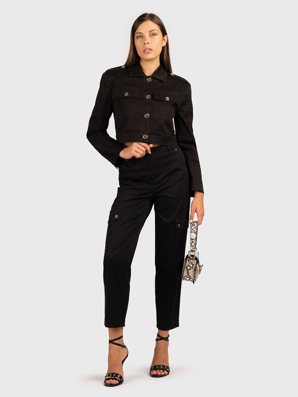 Organic cotton cropped jacket - 2