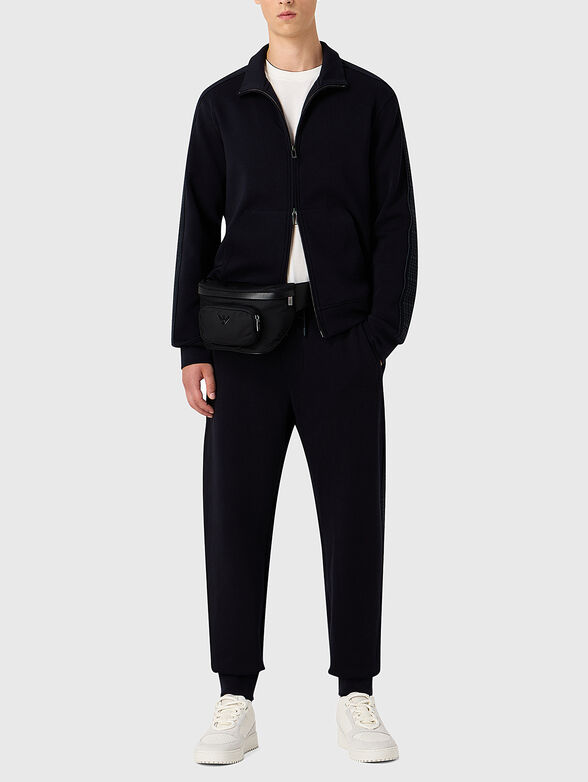 Dark blue sports trousers - 4