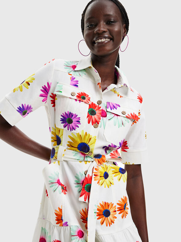 BELGICA dress with floral motifs - 3