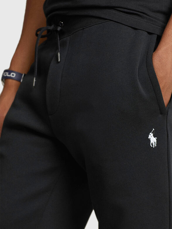 Sports trousers with logo accent - 3
