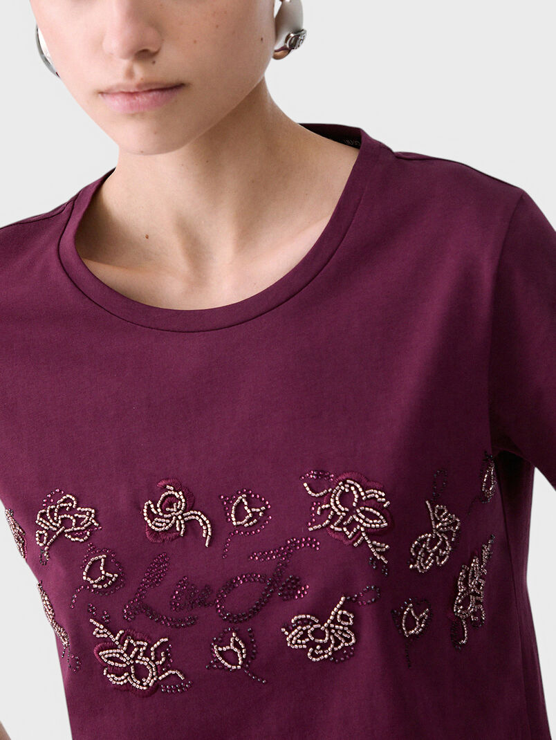 T-shirt with rhinestones - 3