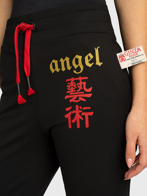 JL006 black sports pants - 4