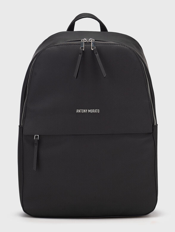 Backpack with silver details and logo - 1
