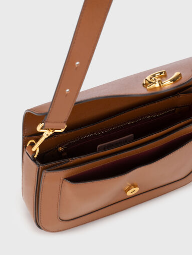 Leather bag with adjustable strap - 5