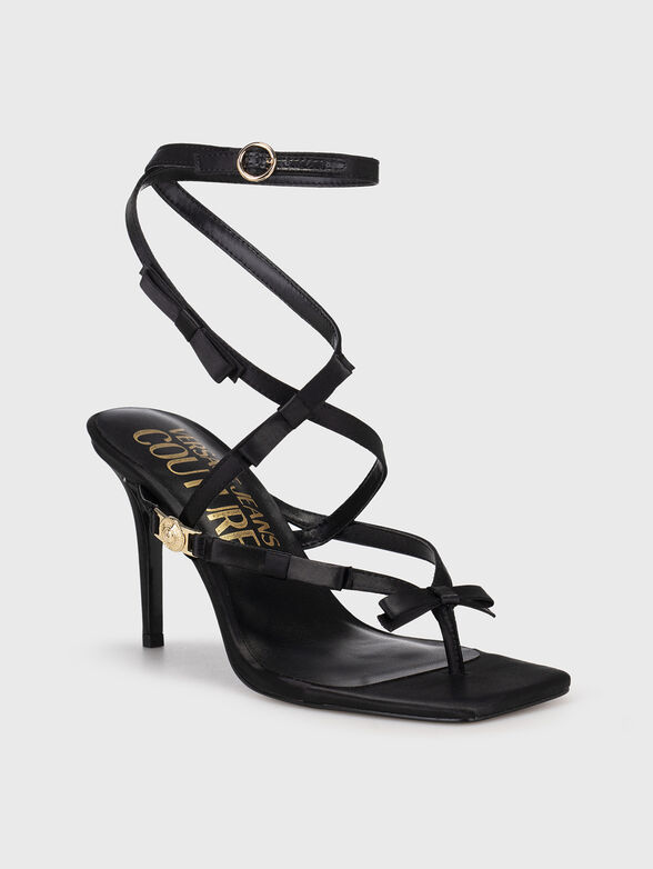 EMILY heeled sandals in black - 2