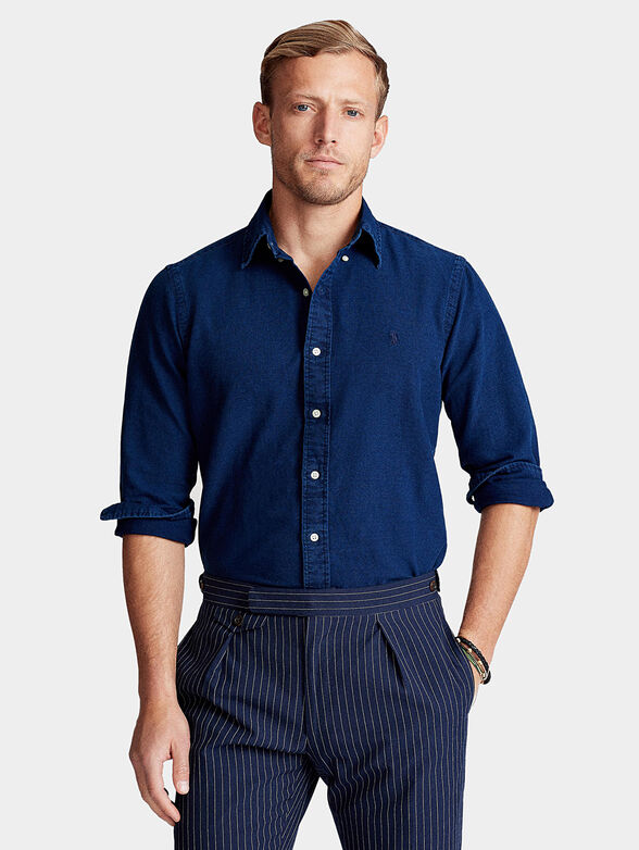Shirt with Pony logo embroidery - 1