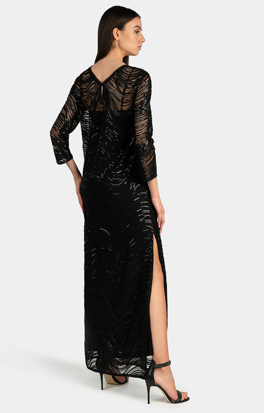 Sequin-embellished gown brand EMPORIO ARMANI  Globalbrandsstore.com/en