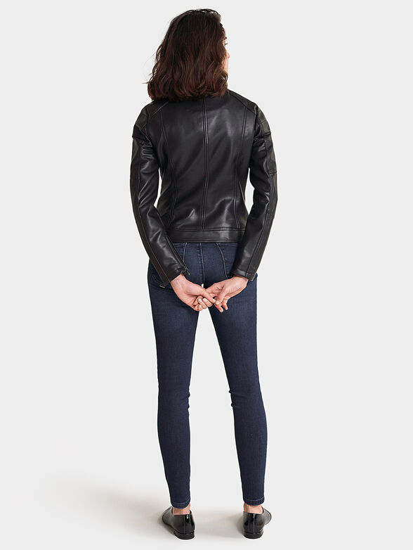 Faux leather jacket - 3