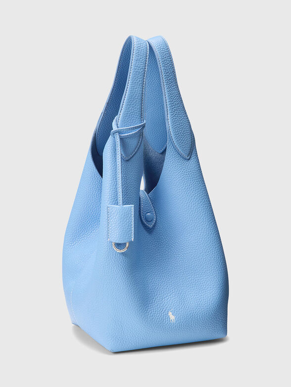 Leather bag with logo detail - 4