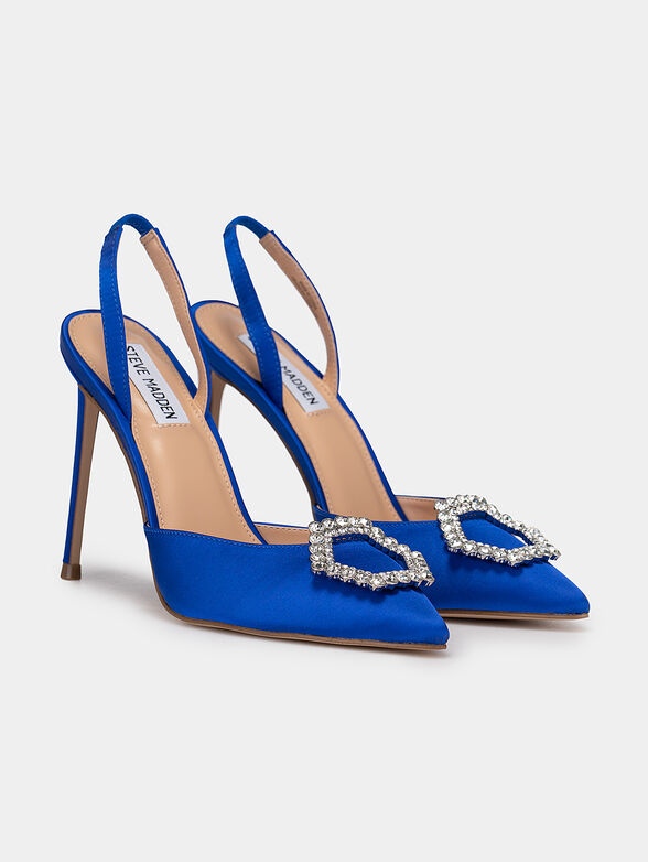 VIONNET black satin sandals - 2